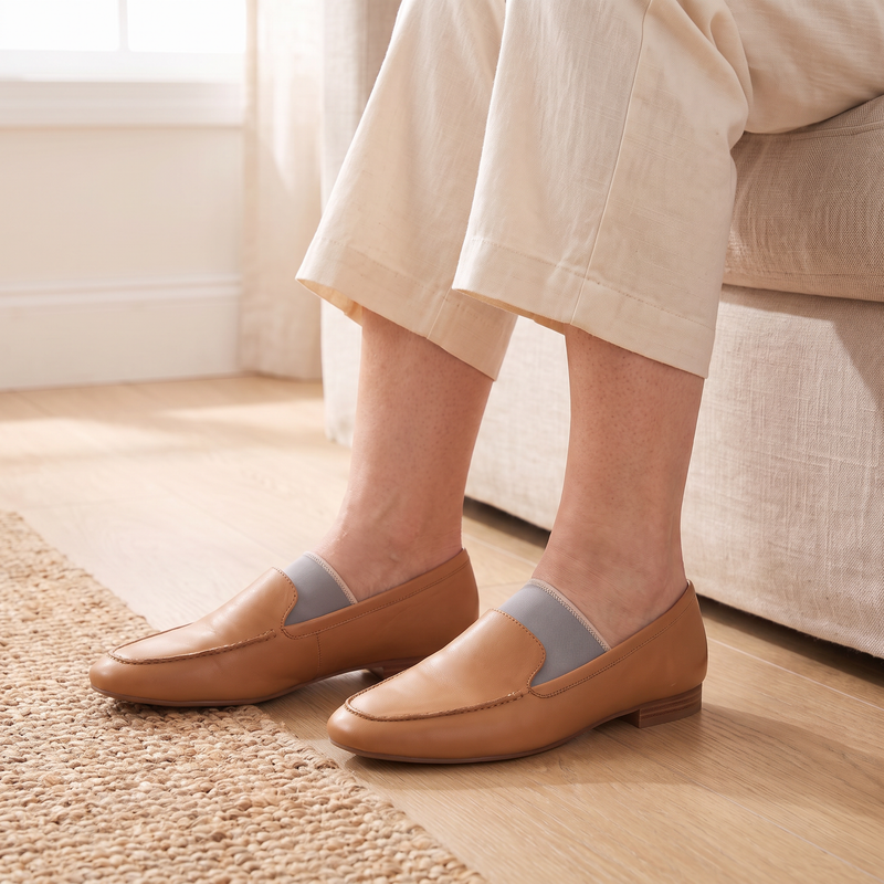 Day Sleeves worn inside everyday loafers